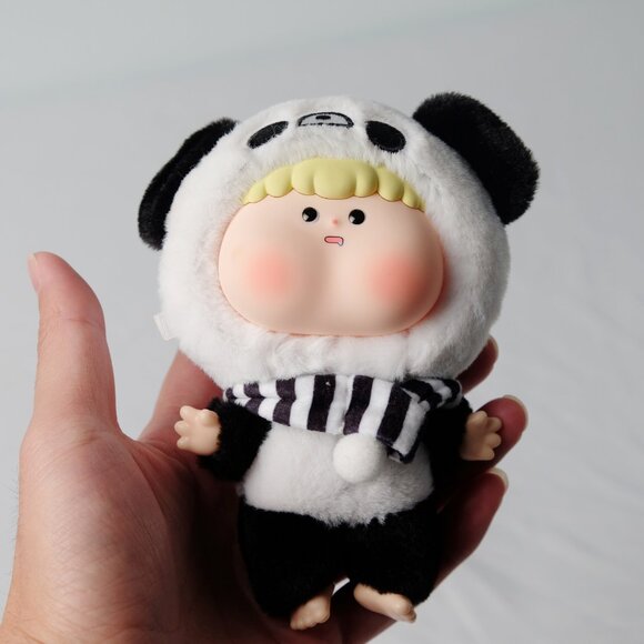 Adorable 3Babies Toy Panda Plush Keychain Doll – 5.5 inches - Picture 5 of 5
